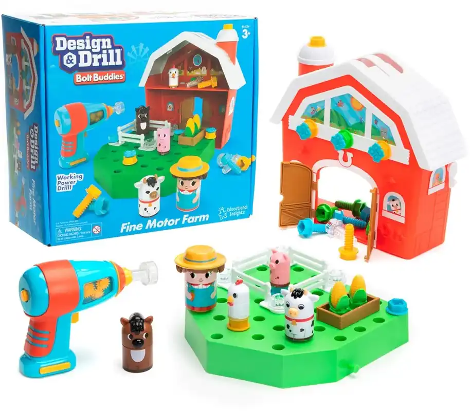 Learning Resources - Design & Drill Bolt Buddies Boerderij Populair