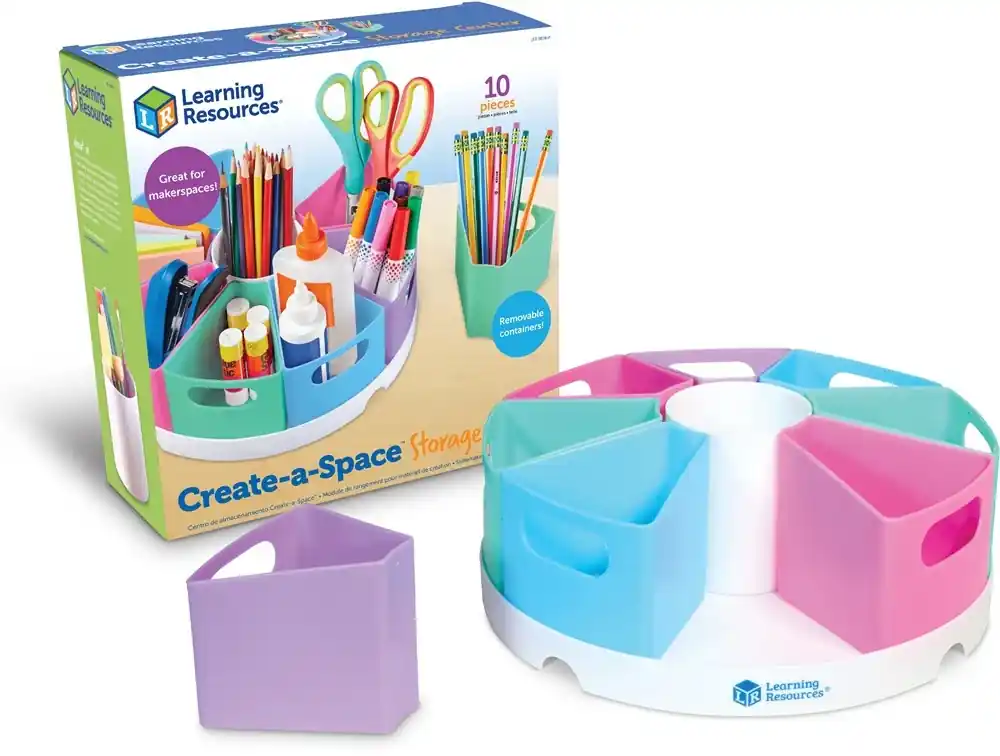 Learning Resources - Create-a-Space™ Opbergstation - Pastel Flitsaanbieding