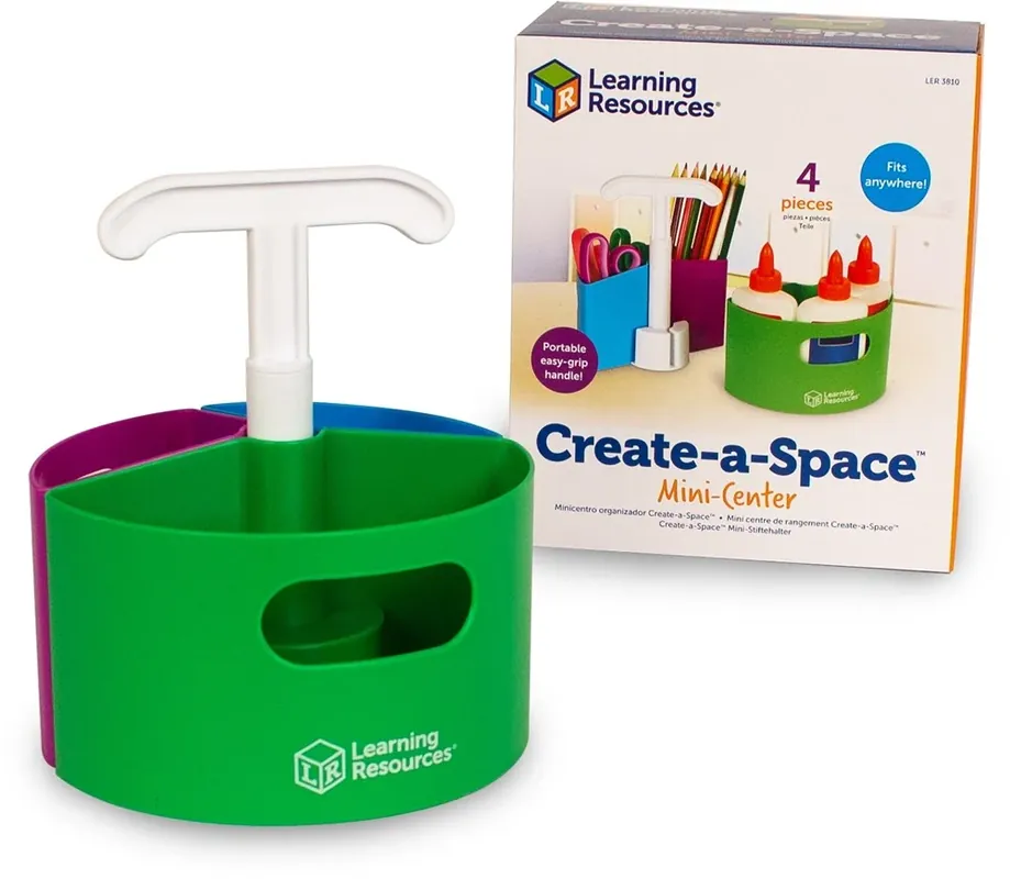 Learning Resources - Create-a-Space Mini-Center Organisatiesysteem Rechtstreeks Van De Fabrikant