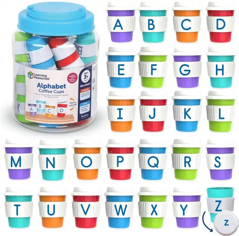 Learning Resources - Alfabet Koffiekopjes Betrouwbaar