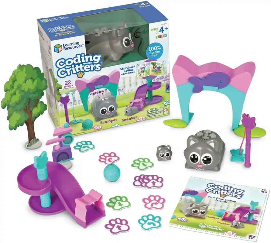Actieprijs Learning Resources - Coding Critters Scamper & Sneeker - Programmeerbare Huisdieren