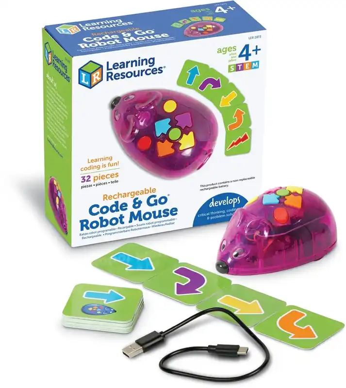 Alleen Vandaag Learning Resources - Code & Go Muis Activiteitenset - Oplaadbaar