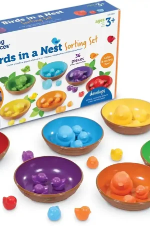 Actieprijs Learning Resources - Vogeltjes in Nest Sorteer Set