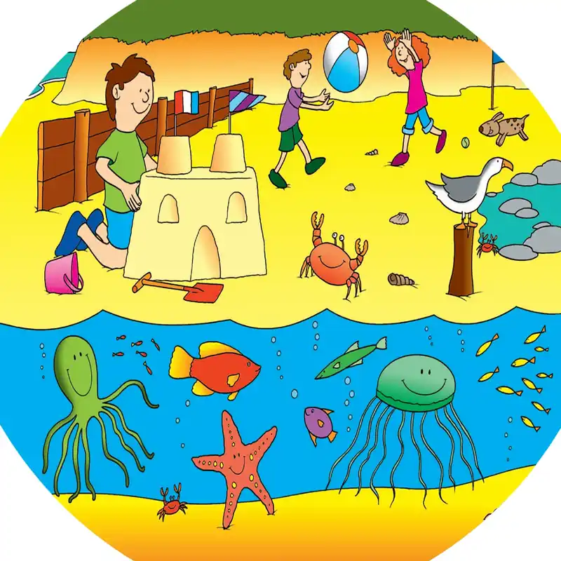 Dagaanbieding Tuff Tray - 100cm Speelmat Strand Vinyl