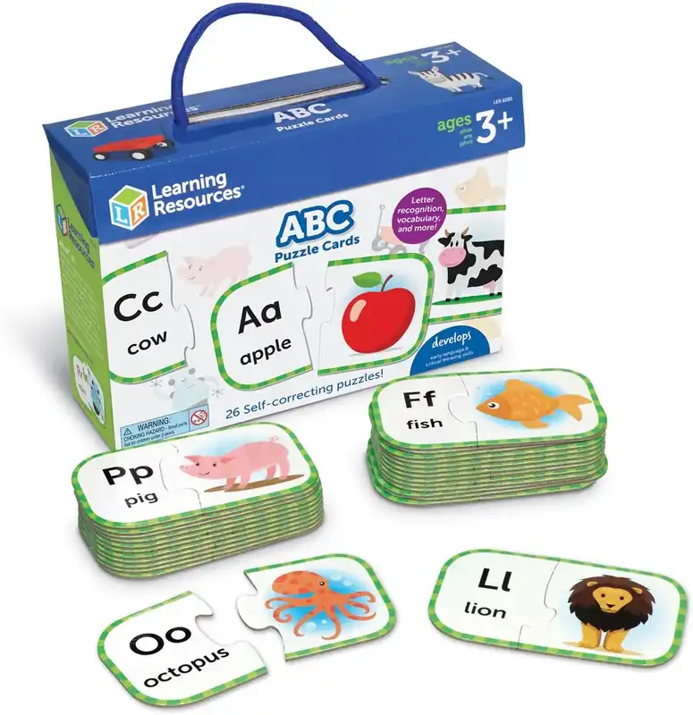 Learning Resources - ABC Puzzelkaarten Nieuw