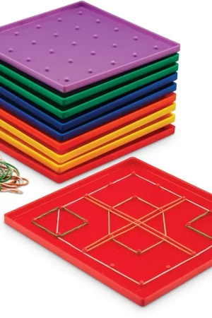 Beste Prijs Learning Resources - Geoboard 5x5 Pinnen (Set van 10)