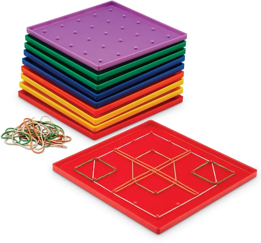 Beste Prijs Learning Resources - Geoboard 5x5 Pinnen (Set van 10)