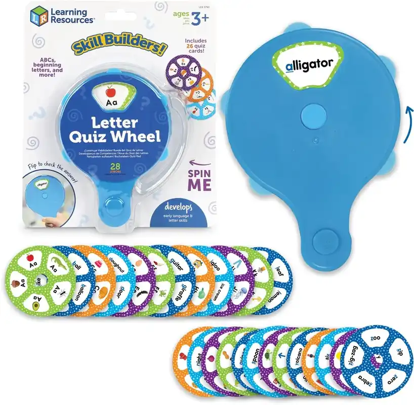 Beste Prijs Learning Resources - Skill Builders! Letter Quiz Wheel