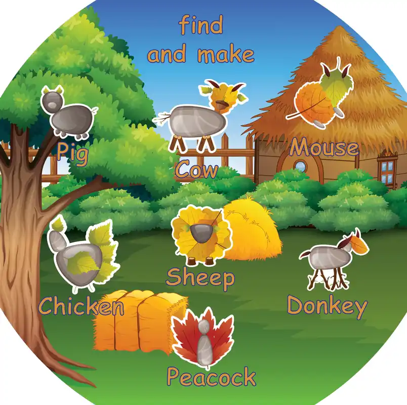 Tuff Tray - 100cm Speelmat Zoek & Maak Boerderij Vinyl Lage Prijs