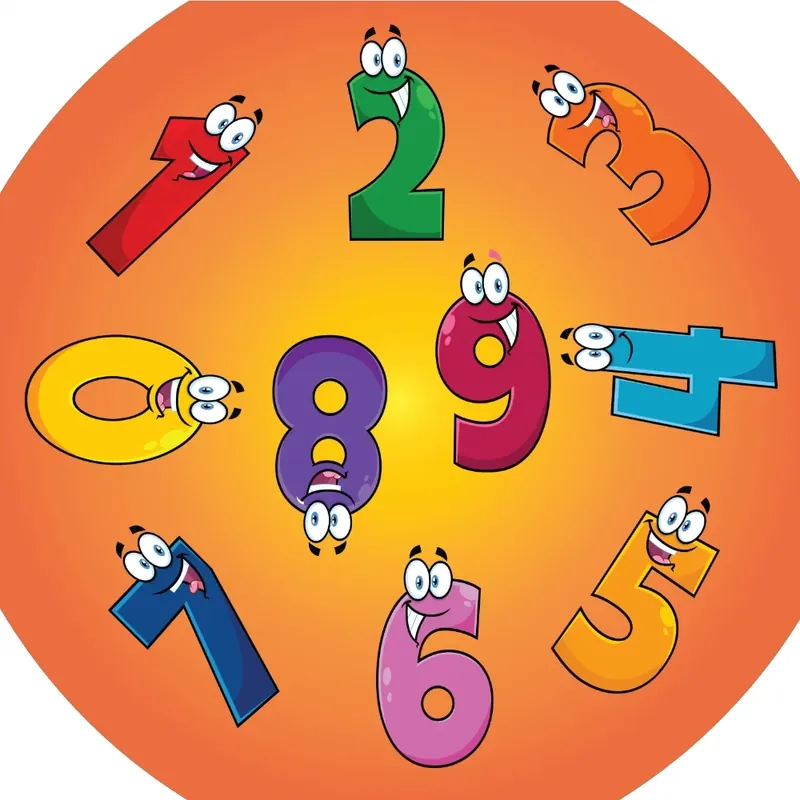 Premium Tuff Tray - 100cm Speelmat Cijfers 0-9 Vinyl