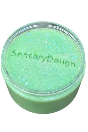 Goedkoop SensoryDough All About The Glitter — Groen