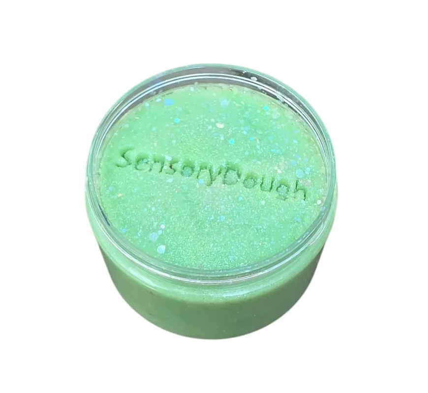 Goedkoop SensoryDough All About The Glitter — Groen