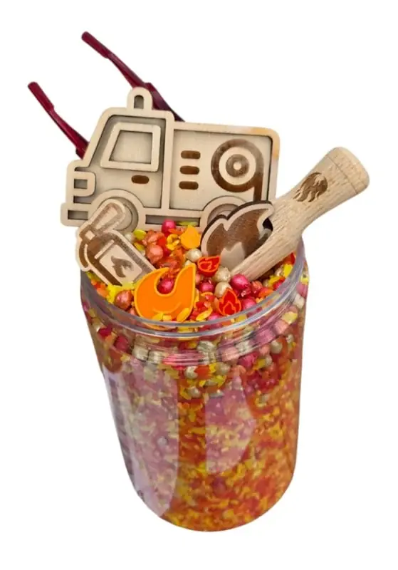 Op = Op SensoryFun PourAndPlay Speelset — FireFire