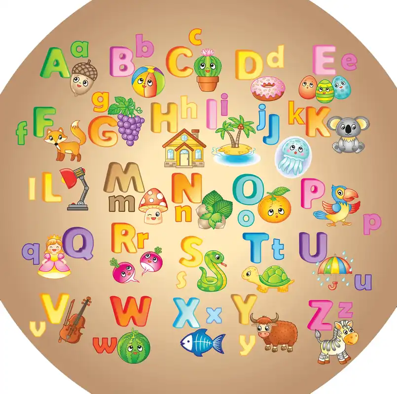 Lage Prijs Tuff Tray - 100cm Speelmat Alfabet Vilt