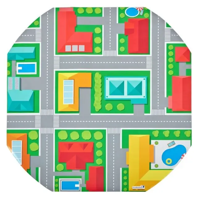 Tuff Tray - 70cm Speelmat Stad Vilt Lage Kosten