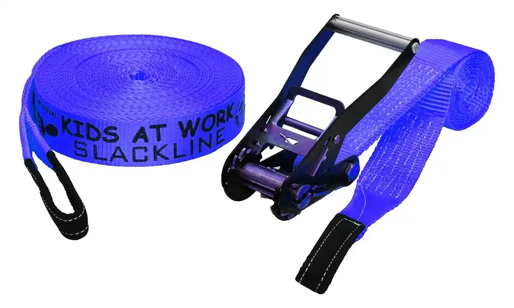 Kids At Work - Slackline blauw Direct Verzonden
