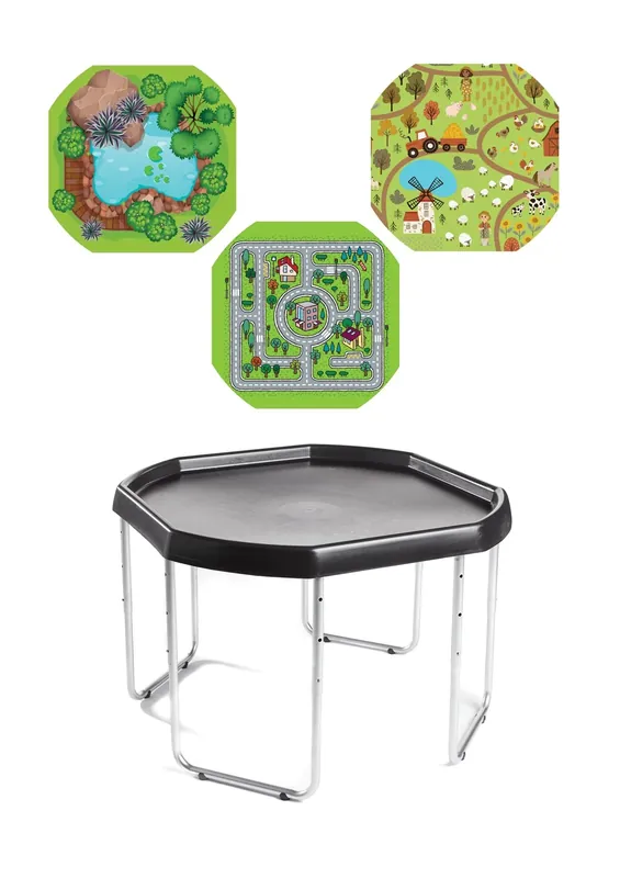 Tuff Tray - SET 70cm Tuff Tray met Onderstel & Kleine Wereld Pakket (70×70 cm) Premium