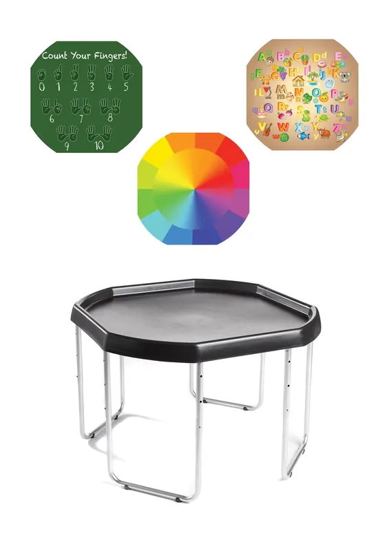 Lage Kosten Tuff Tray - SET 70cm Tuff Tray met Onderstel & Curriculum Pakket (70×70 cm)