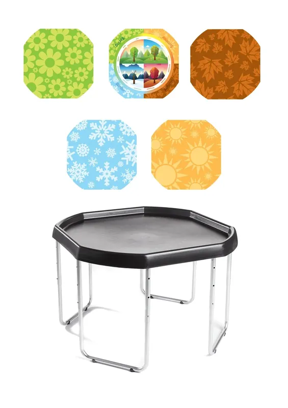 Hete Deal Tuff Tray - 100cm Speelbak met Onderstel & Seizoenen Pakket (97×97 cm)