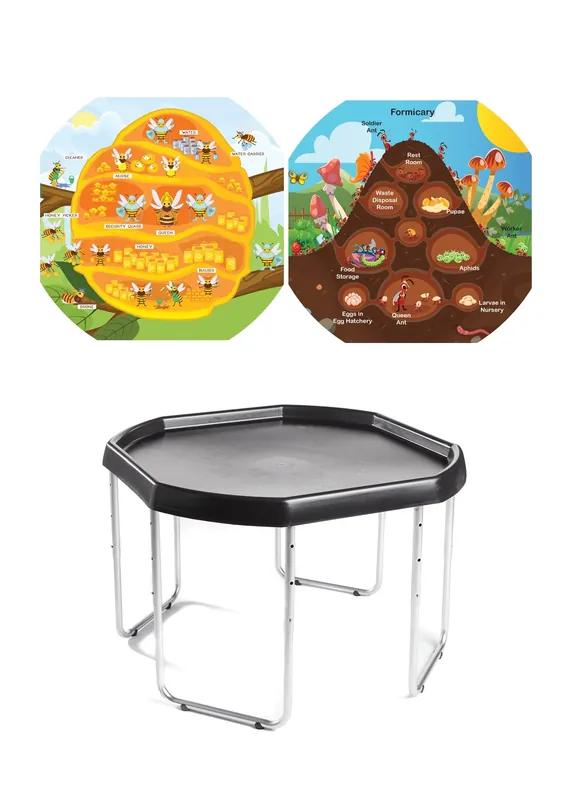 Superprijs Tuff Tray - 100cm Speelbak met Onderstel & Insectenkolonies Pakket (97×97 cm)