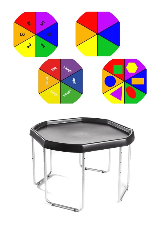Tuff Tray - 100cm Speelbak met Onderstel & Sorteren Pakket (97×97 cm) Flitsaanbieding