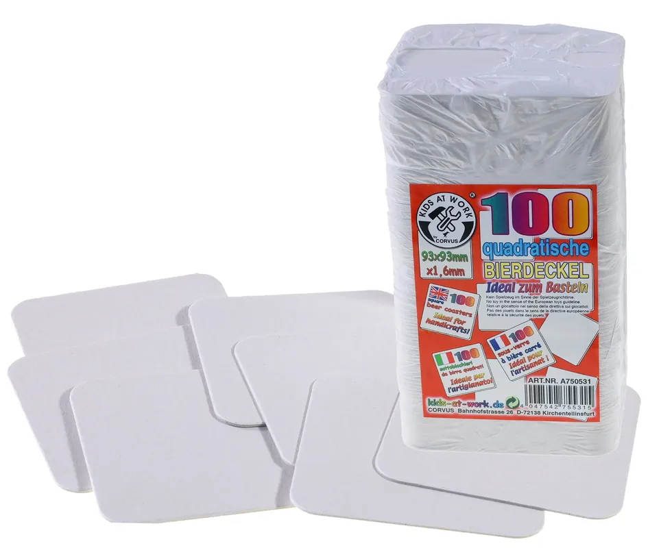 Op = Op Kids At Work - Bierviltjes vierkant 100 stuks