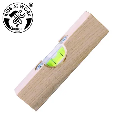 Hete Deal Kids At Work - Waterpas van hout klein 13 cm