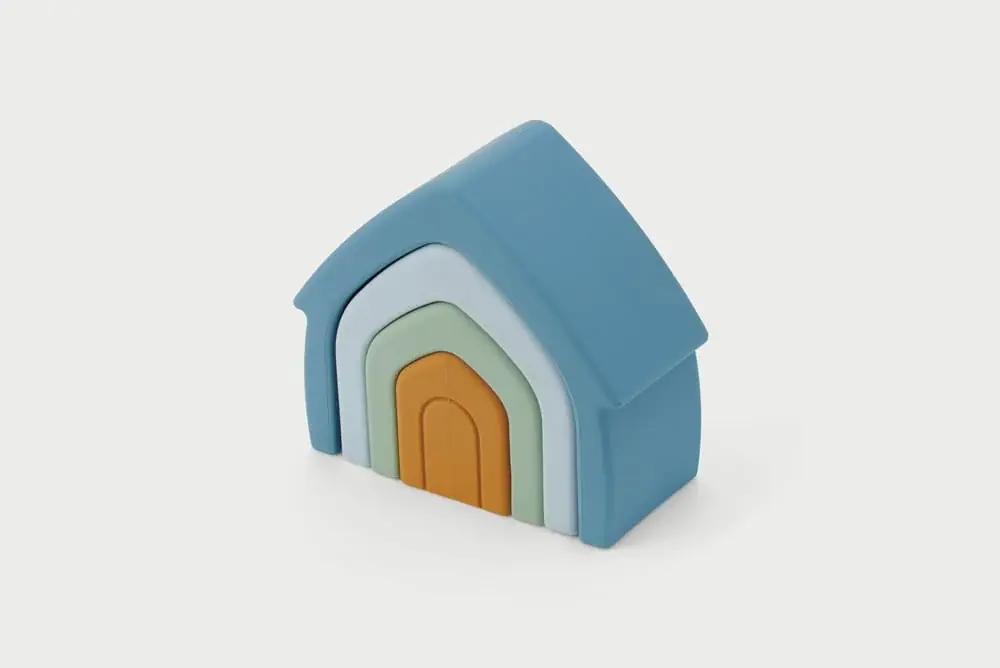 TickiT - Silisoft Stapelbare Huizen (neutrale Kleuren) Koop Online