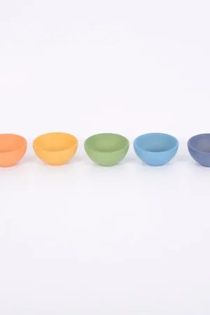 Dagaanbieding TickiT - Regenboog Houten Kommen