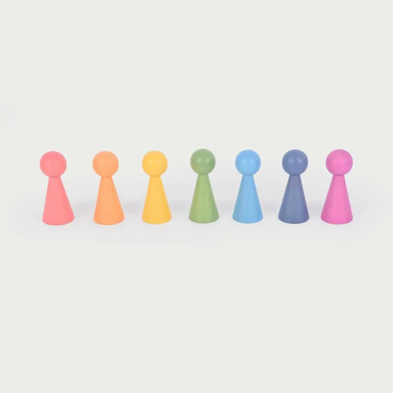 Koopje TickiT - Regenboog Houten Figuren