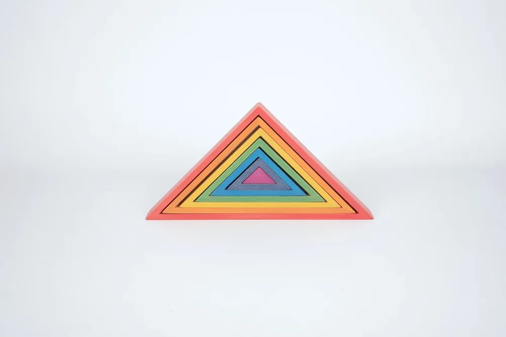 Must-Have TickiT - Regenboog Houten Architect Driehoeken