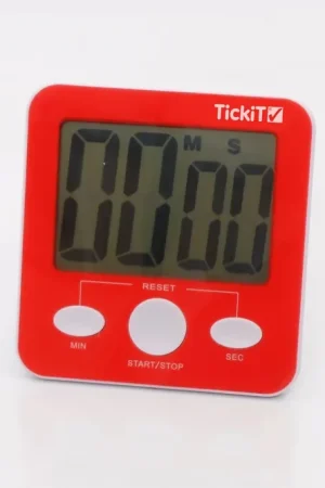 Direct Beschikbaar TickiT - Jumbotimer Rood