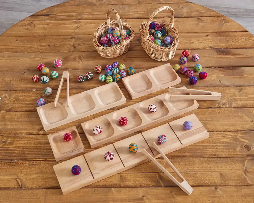 Snelle Levering Cosy - Viltballen met Patroon (100 stuks)
