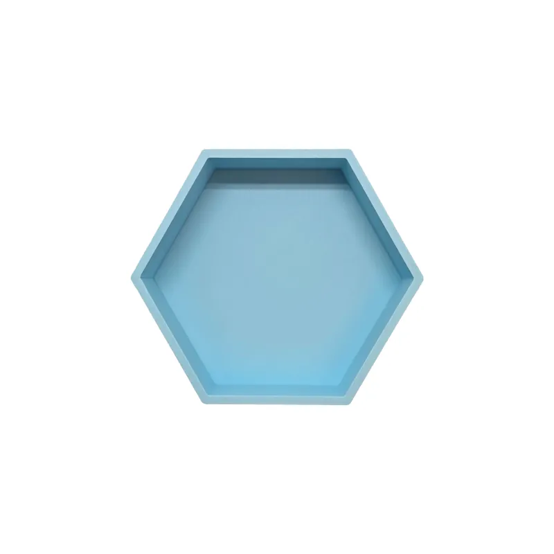 Premium Grennn - speelbakje 'mandigo' pastel blauw zeshoekig (K7)