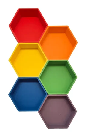 Bestseller Grennn - 'mandigo' regenboog zeshoekig
