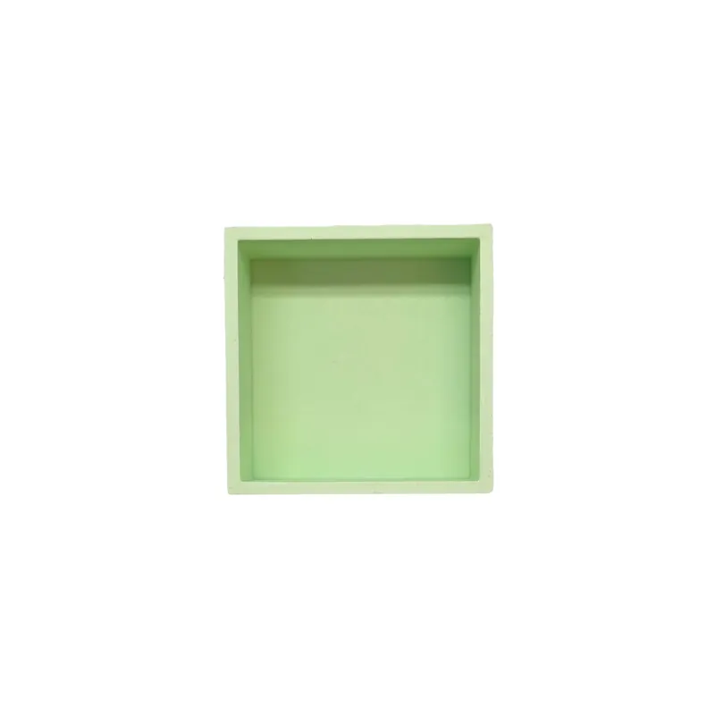 Grennn speelbakje 'mandigo' pastel groen vierkant (J1) Beperkt Aanbod