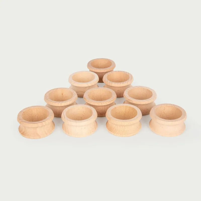 Veilige Betaling TickiT - Natuurlijke Houten Servetringen