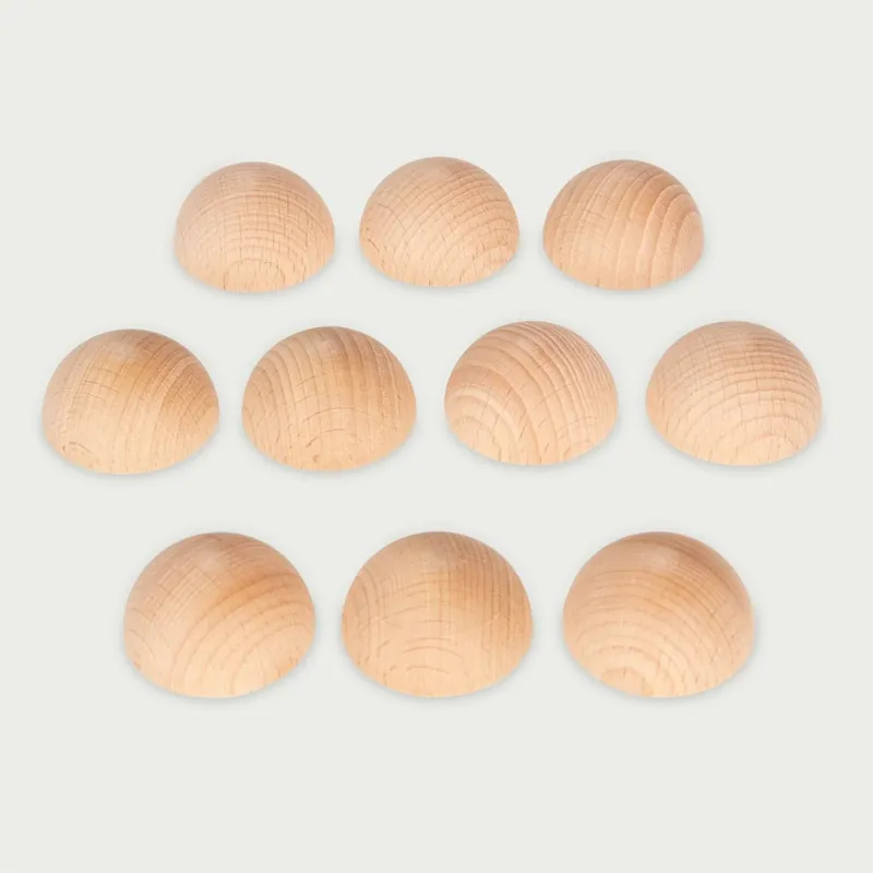 TickiT - Natuurlijke Houten Halve Bollen Goedkoop