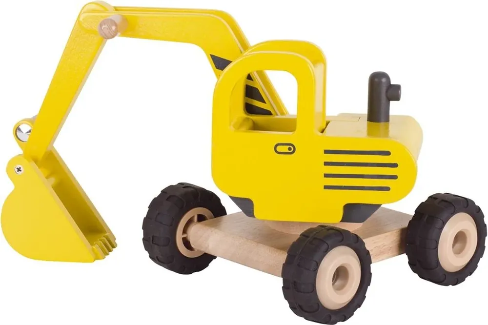Populair Goki - Houten Graafmachine (25cm)