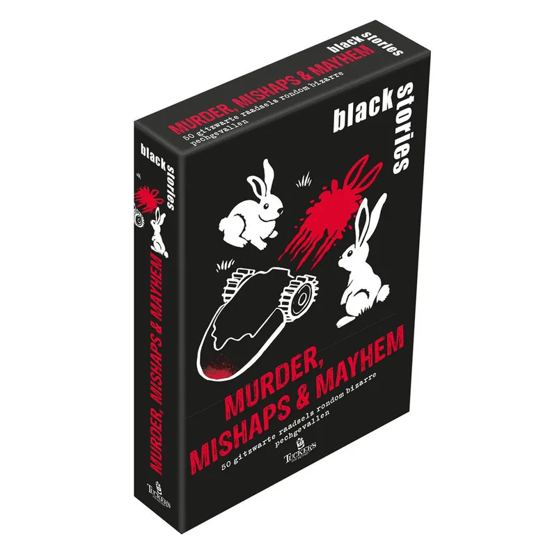 Meest Verkocht Black Stories Murder, Mishaps, Mayhem 12+