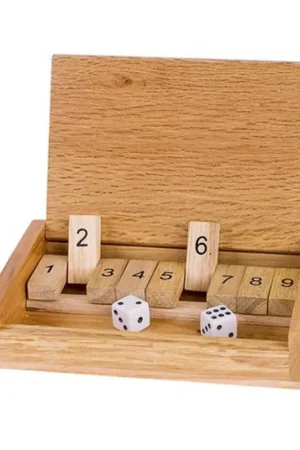 Premium Shut-the-Box reisspel 6+
