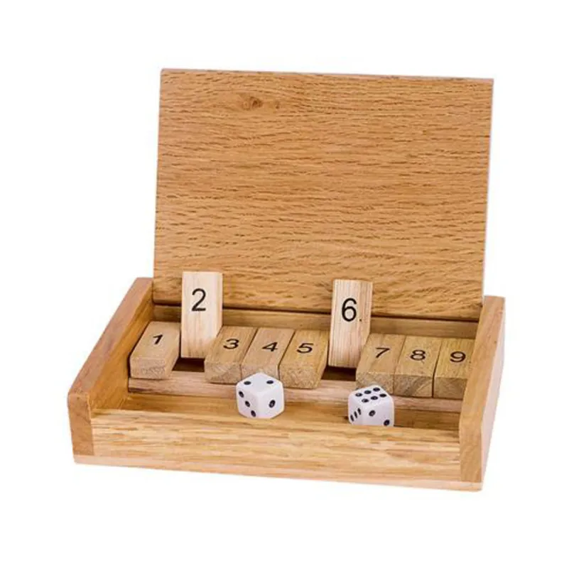 Premium Shut-the-Box reisspel 6+