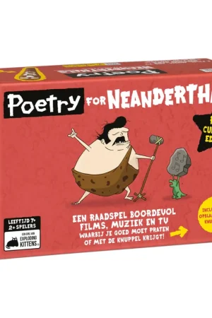 Poetry for Neanderthals - Pop culture edition NL 7+ Flitsaanbieding
