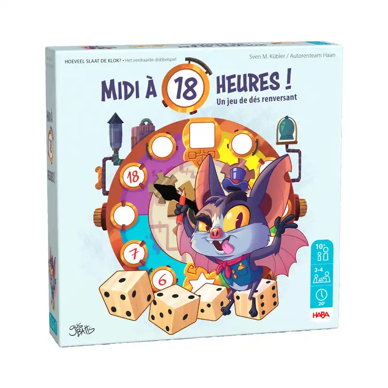Hoeveel slaat de klok 10+ (Midi à 18H) Lage Kosten