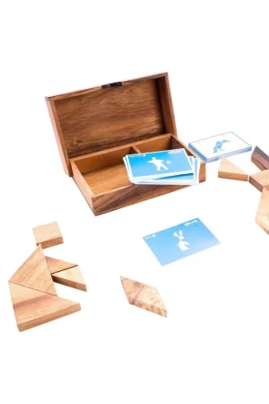 Dubbele tangram met opdrachtkaarten 4+ Alleen Vandaag