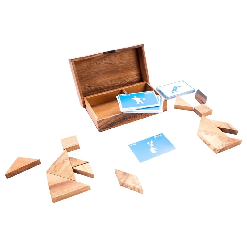 Dubbele tangram met opdrachtkaarten 4+ Alleen Vandaag