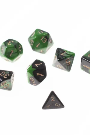 Mini Dobbelsteenset RPG veelhoek Gemini marshland 7 stuks Dagaanbieding