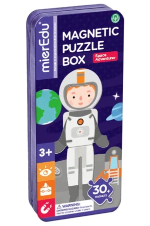 Magnetische reisbox puzzelspel ruimtevaarder 3+ Beperkt Aanbod