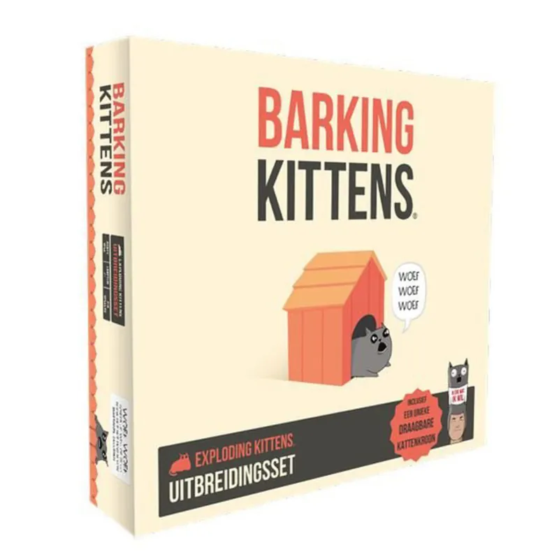Koop Online Exploding Kittens - uitbreiding Barking Kittens NL 7+