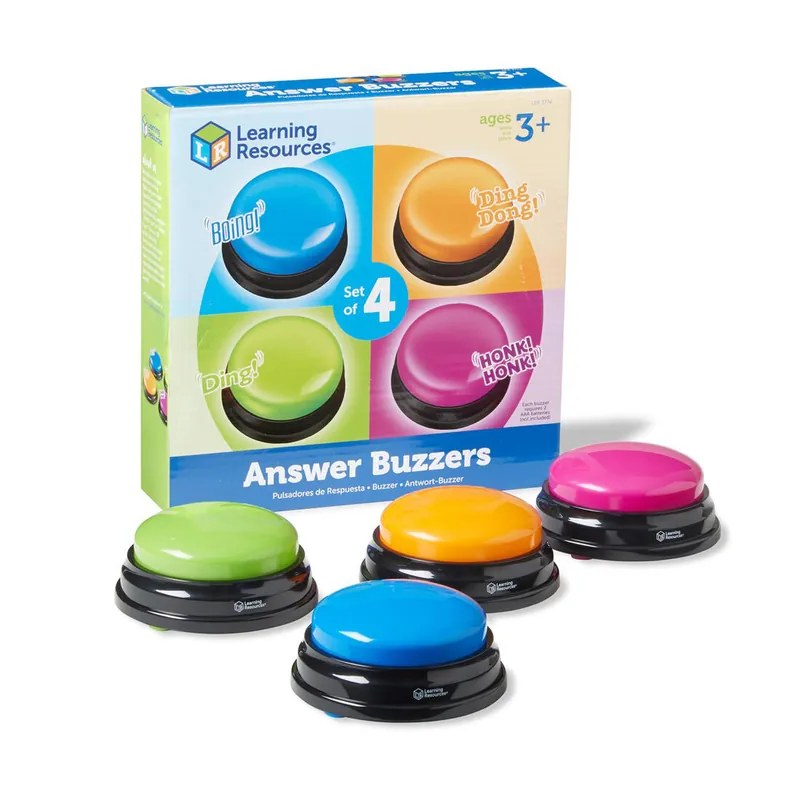 Learning Recources Antwoord buzzers (set van 4) Favoriet